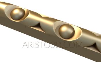 Baguette (BG_0696) 3D model for CNC machine